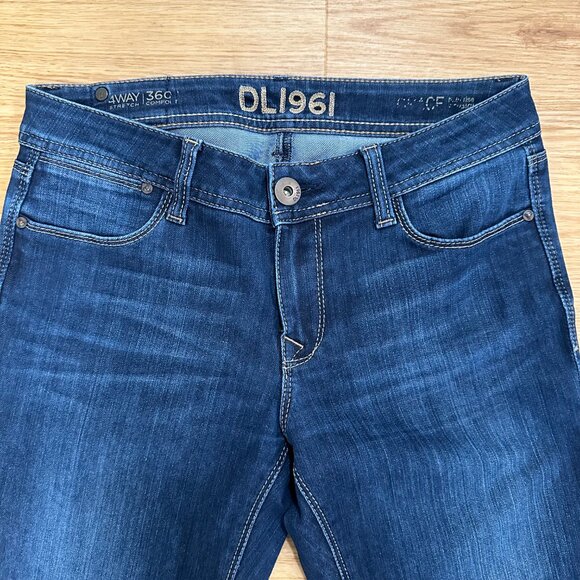 DL1961 Women's Grace High Rise Straight Denim Jeans Size 26 - Picture 2 of 12